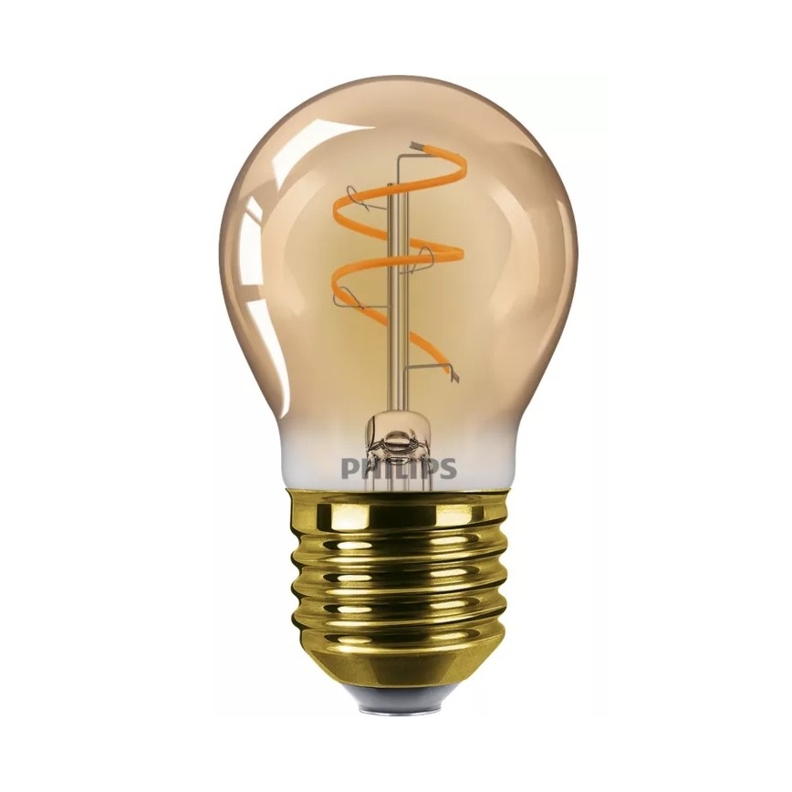 Ampoule LED dimmable VINTAGE Philips P45 E27/3,1W/230V 2200K IRC 90