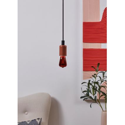 Ampoule LED dimmable VINTAGE ST48 E27/4W/230V 2000K rouge - Eglo 110199