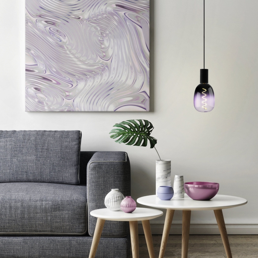 Ampoule LED dimmable VINTAGE T120 E27/4W/230V 1800K violette - Eglo 110226