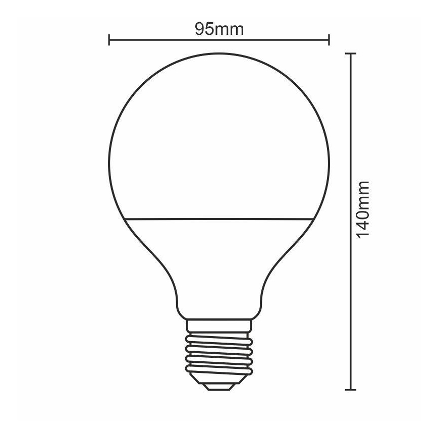 Ampoule LED E27/18W/165-265V 4000K