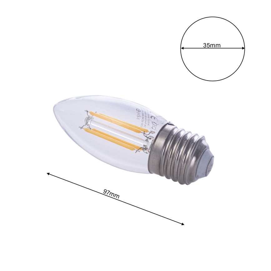 Ampoule LED FILAMENT E27/4W/230V 2700K