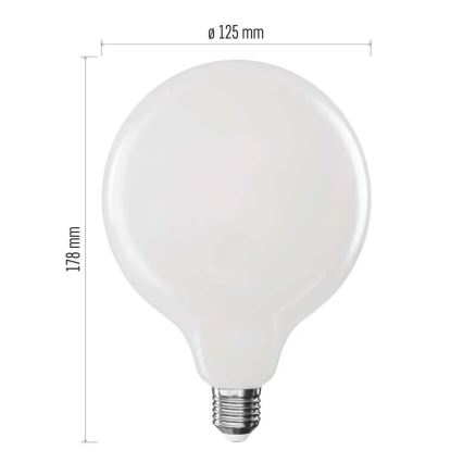 Ampoule LED FILAMENT G125 E27/18W/230V 2700K