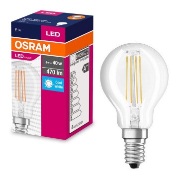 Ampoule LED FILAMENT P40 E14/4W/230V 4000K - Osram