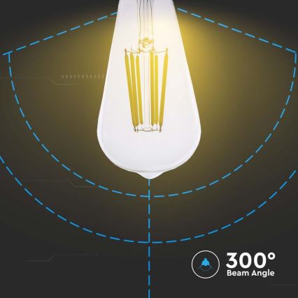 Ampoule LED FILAMENT ST64 E27/4W/230V 3000K