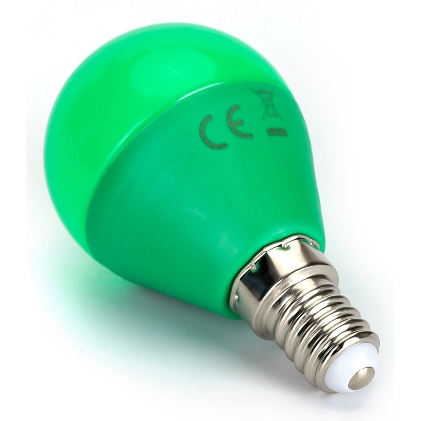 Ampoule LED G45 E14/4W/230V verte - Aigostar