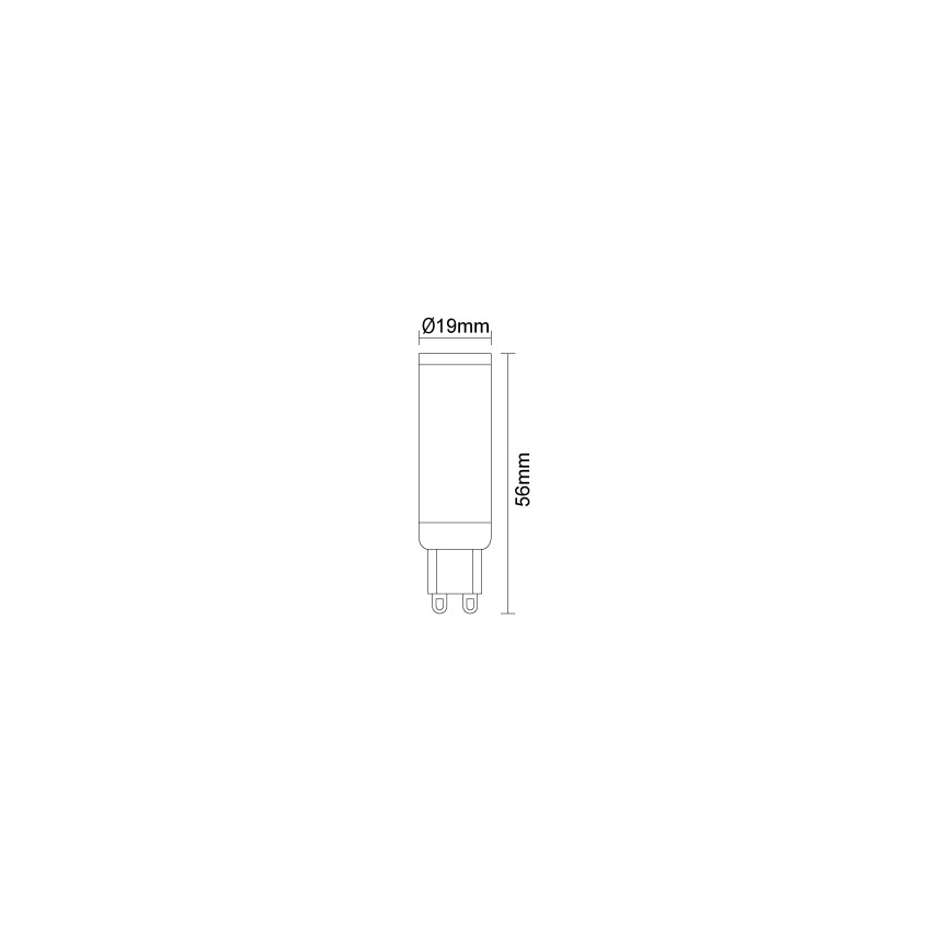 Ampoule LED G9/4,6W/230V 2800K