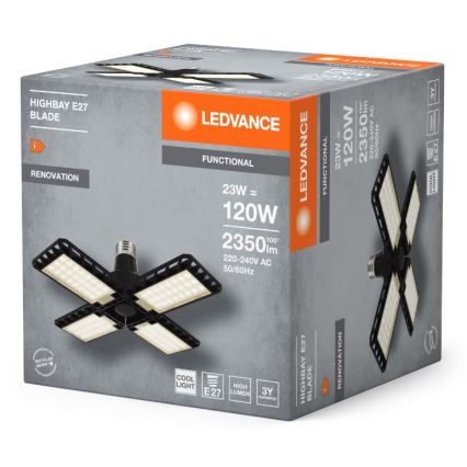 Ampoule LED HIGHBAY E27/23W/230V 4000K - Ledvance