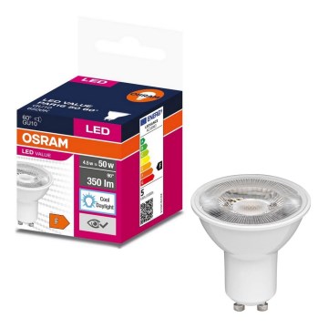 Ampoule LED PAR16 GU10/4,5W/230V 6500K 60° - Osram