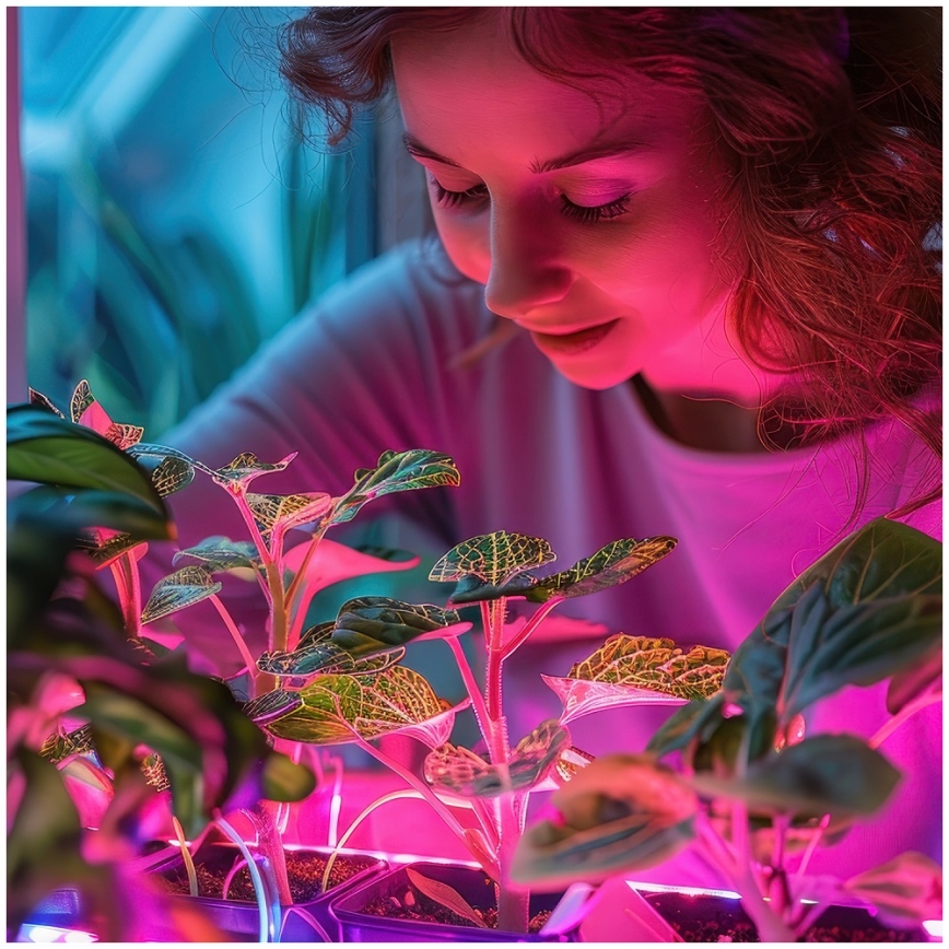 Ampoule LED pour la croissance des plantes PLANTY E27/24W/230V 1200K