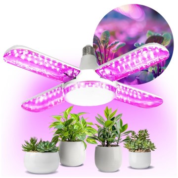 Ampoule LED pour la croissance des plantes PLANTY E27/40W/230V 1200K