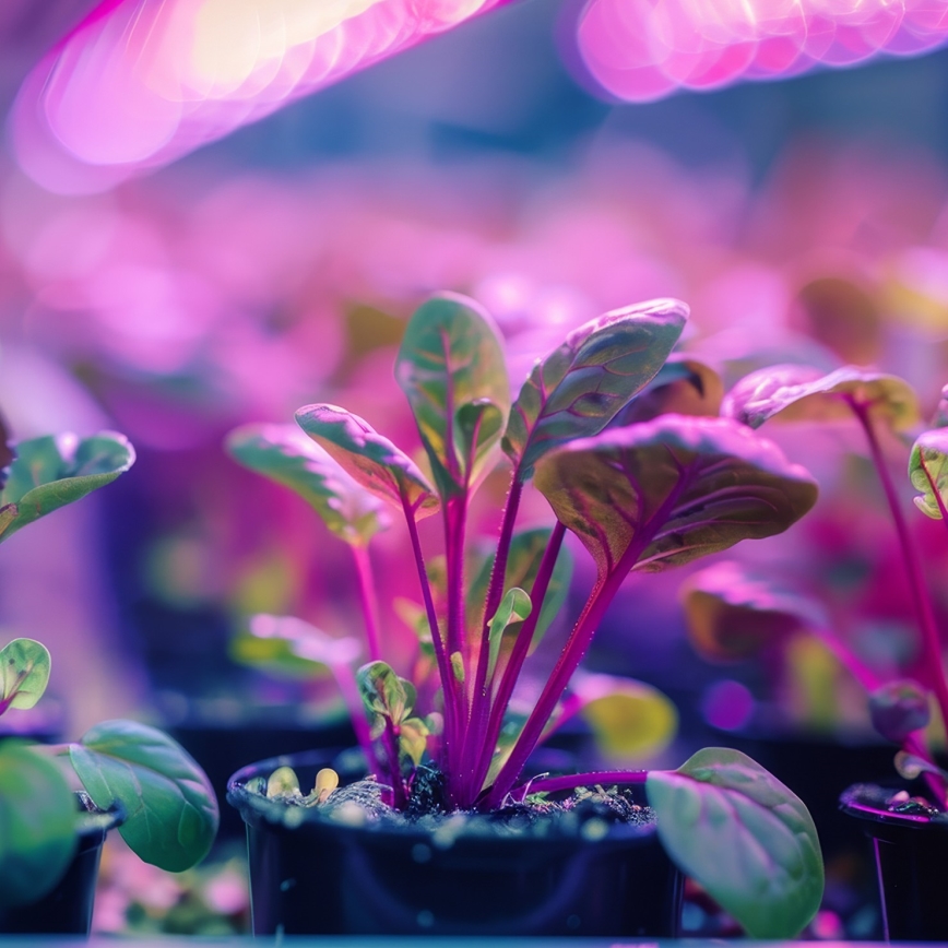 Ampoule LED pour la croissance des plantes PLANTY E27/8W/230V 1200K