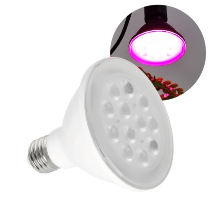 Ampoule LED pour la croissance des plantes PLANTY E27/9W/230V 1200K blanc