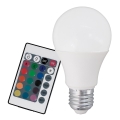 Ampoule LED RGB à intensité modulable  A60 E27/6W/230V 3000K - Eglo