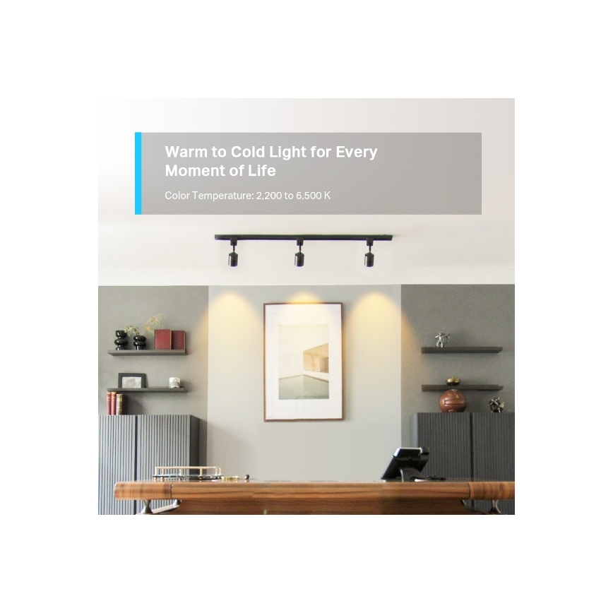 Ampoule LED RGBW dimmable GU10/3,7W/230V 2200-6500K Wi-Fi - TP-Link