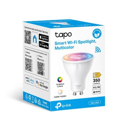 Ampoule LED RGBW dimmable GU10/3,7W/230V 2200-6500K Wi-Fi - TP-Link