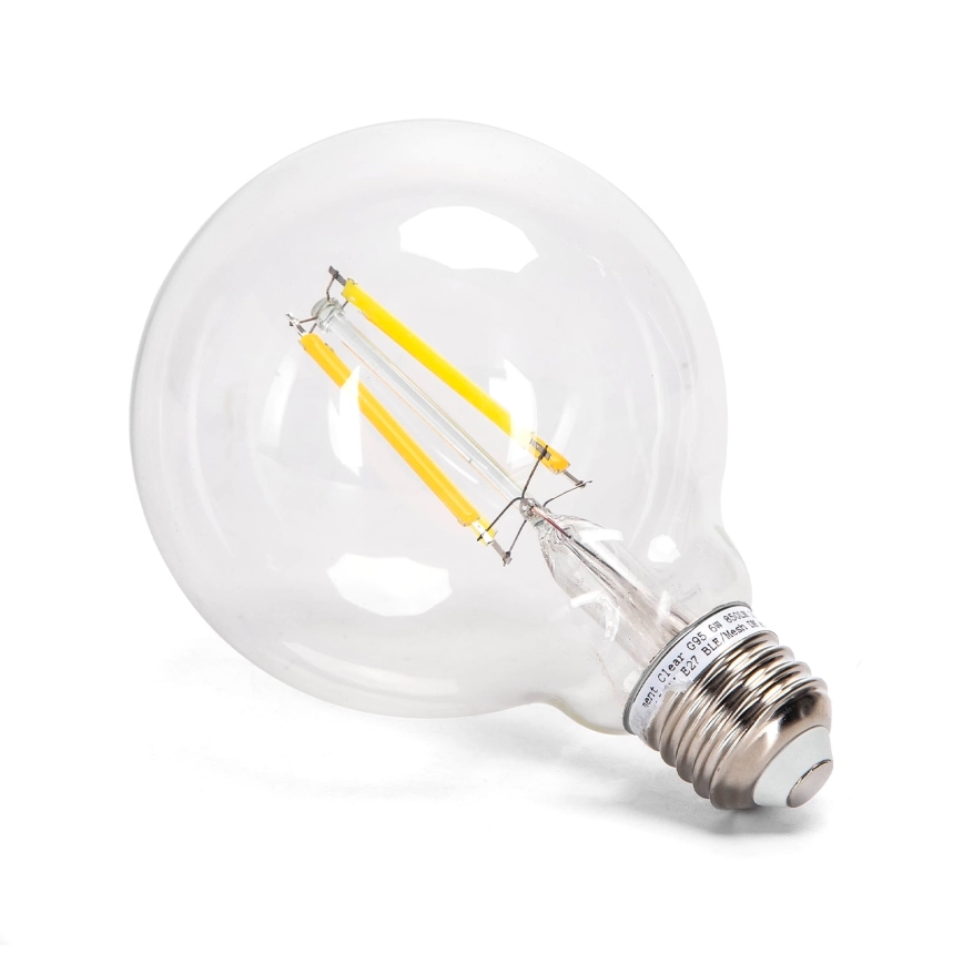 Ampoule à intensité variable LED RGBW FILAMENT MESH Smart G95 E27/4,9W/230V 2700K - Aigostar