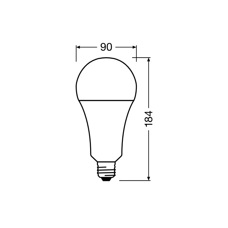 Ampoule LED STAR E27/24,9W/230V 2700K - Osram