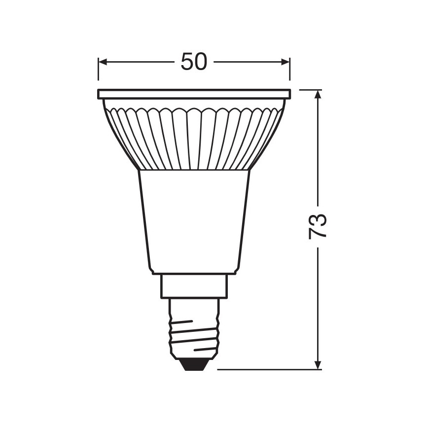 Ampoule LED STAR PAR16 E14/4,5W/230V 2700K - Osram