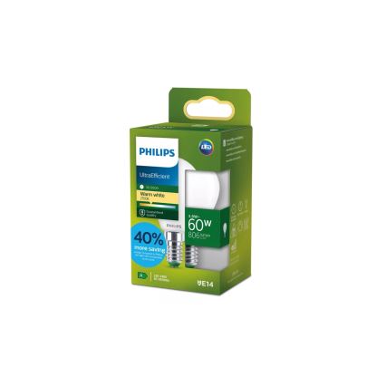 Ampoule LED ULTRAEFFICIENT Philips P45 E14/3,8W/230V 2700K