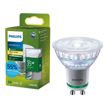 Ampoule LED ULTRAEFFICIENT Philips PAR16 GU10/1,2W/230V 2700K