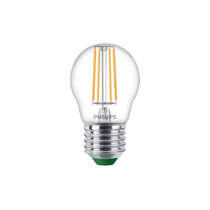 Ampoule LED ULTRAEFFICIENT VINTAGE Philips P45 E27/1,2W/230V 2700K