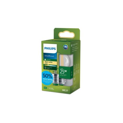 Ampoule LED ULTRAEFFICIENT VINTAGE Philips P45 E27/1,2W/230V 2700K