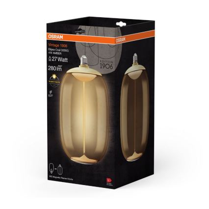 Ampoule LED VINTAGE FILAMENT E27/4W/230V 2700K - Osram