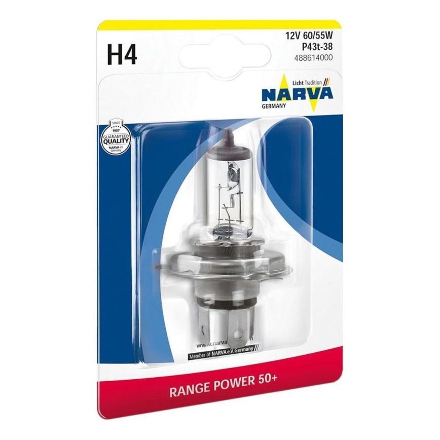 Ampoule pour voiture H4 P43t-38/60/55W/12V - Narva 48861RPNVAB1