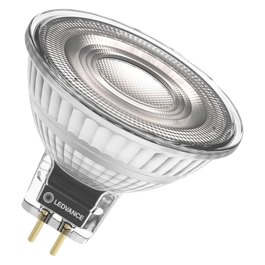 Ampoule LED dimmable réflecteur MR16 GU5,3/5,3W/12V 2700K 36° IRC 97 - Ledvance