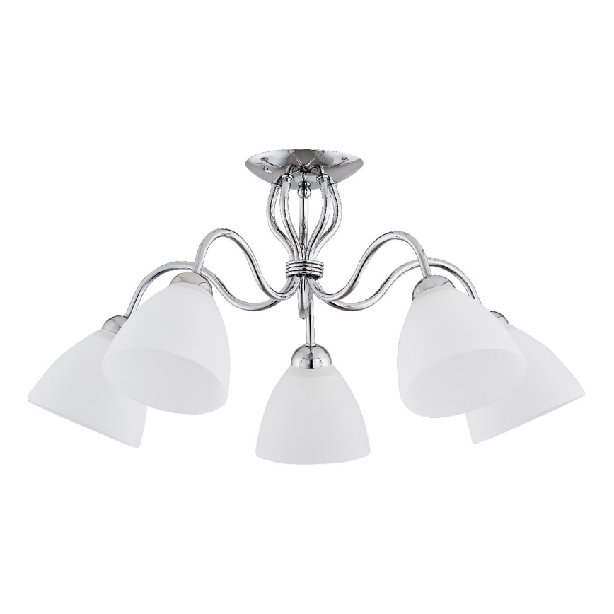 Anbauleuchte ARIEL 5xE27/15W/230V glänzendes Chrom