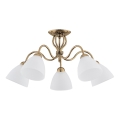Anbauleuchte ARIEL 5xE27/15W/230V golden