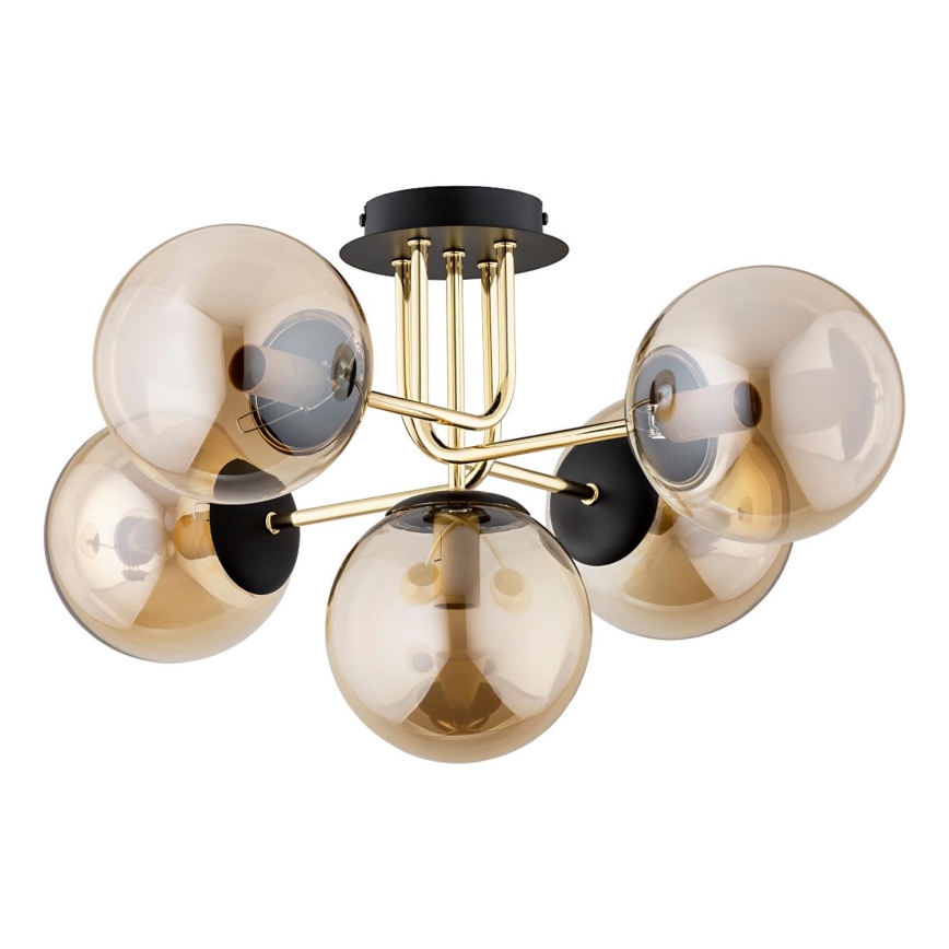 Anbauleuchte BOSS 5xE14/10W/230V golden