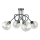 Anbauleuchte EVIE 4xE27/60W/230V anthrazit/klar