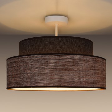 Anbauleuchte GRACE 1xE27/60W/230V d 40 cm braun/beige