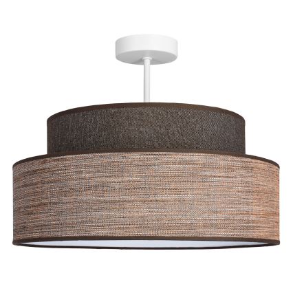 Anbauleuchte GRACE 1xE27/60W/230V d 40 cm braun/beige