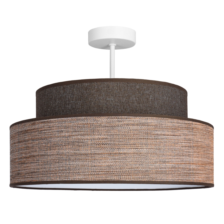 Anbauleuchte GRACE 1xE27/60W/230V d 40 cm braun/beige