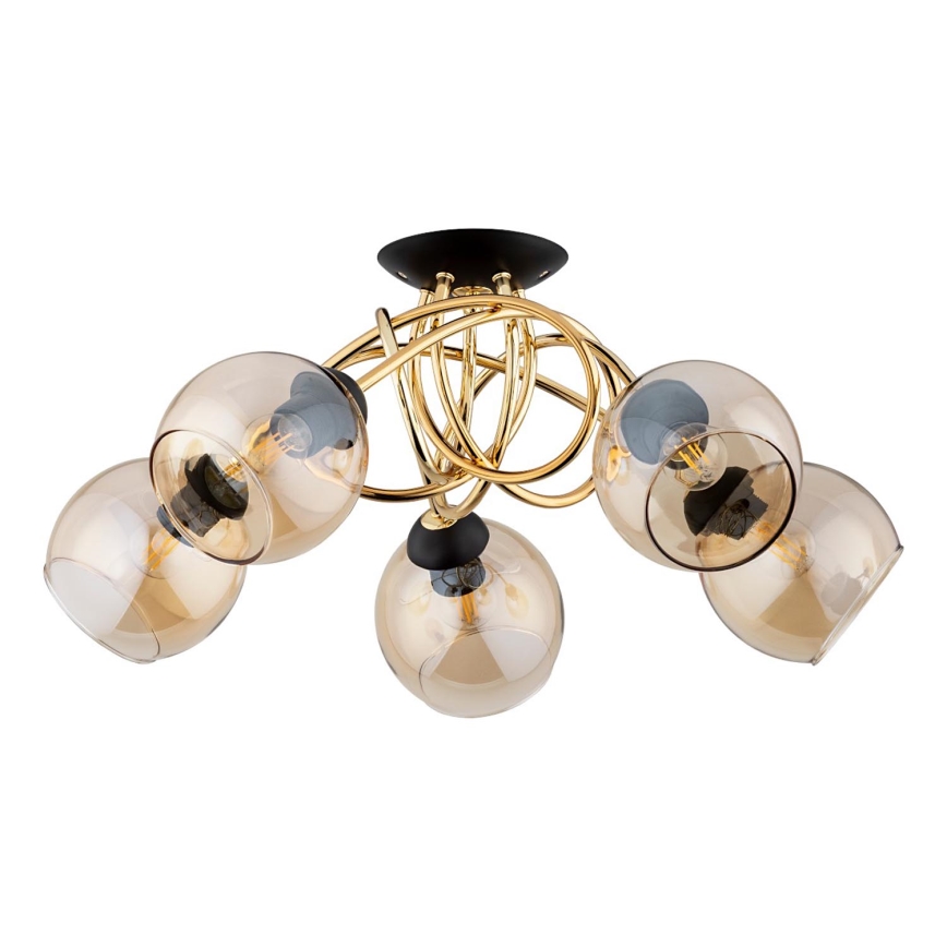 Anbauleuchte MODENA 5xE14/10W/230V golden