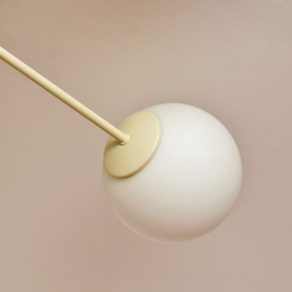 Anbauleuchte MOON 4xE27/15W/230V cremefarben