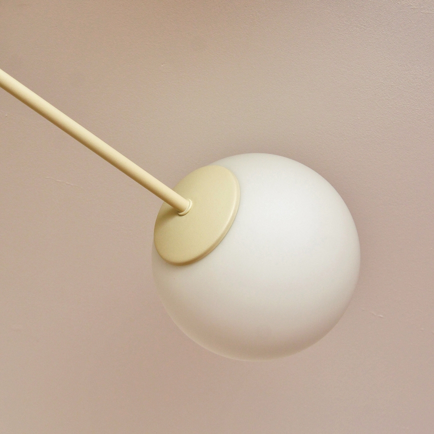 Anbauleuchte MOON 4xE27/15W/230V cremefarben