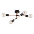 Anbauleuchte OTELLO 4xE27/15W/230V schwarz/beige