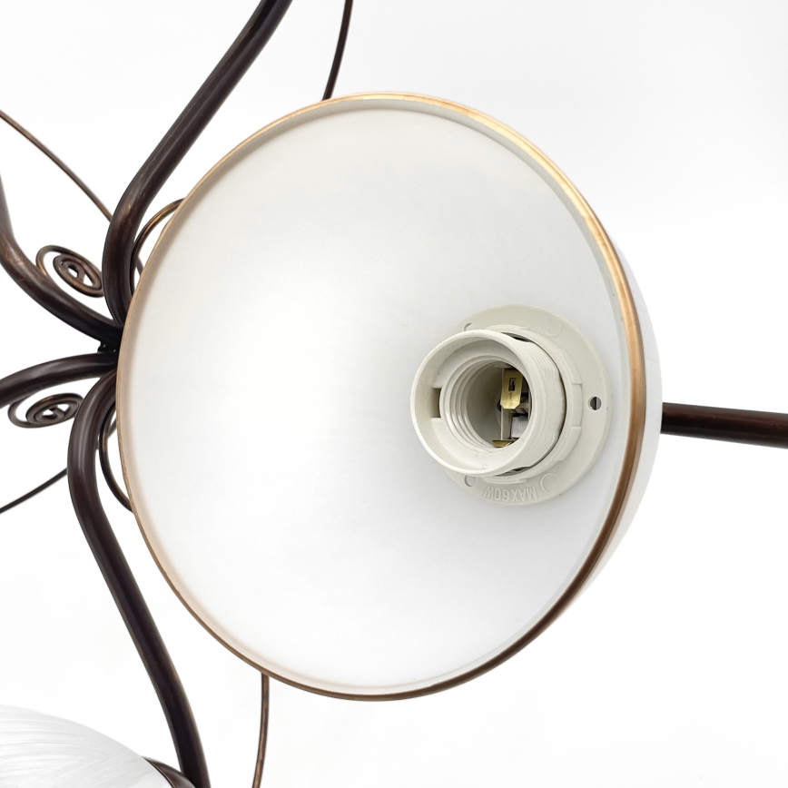Anbauleuchte RETRO 5xE27/60W/230V bronzen