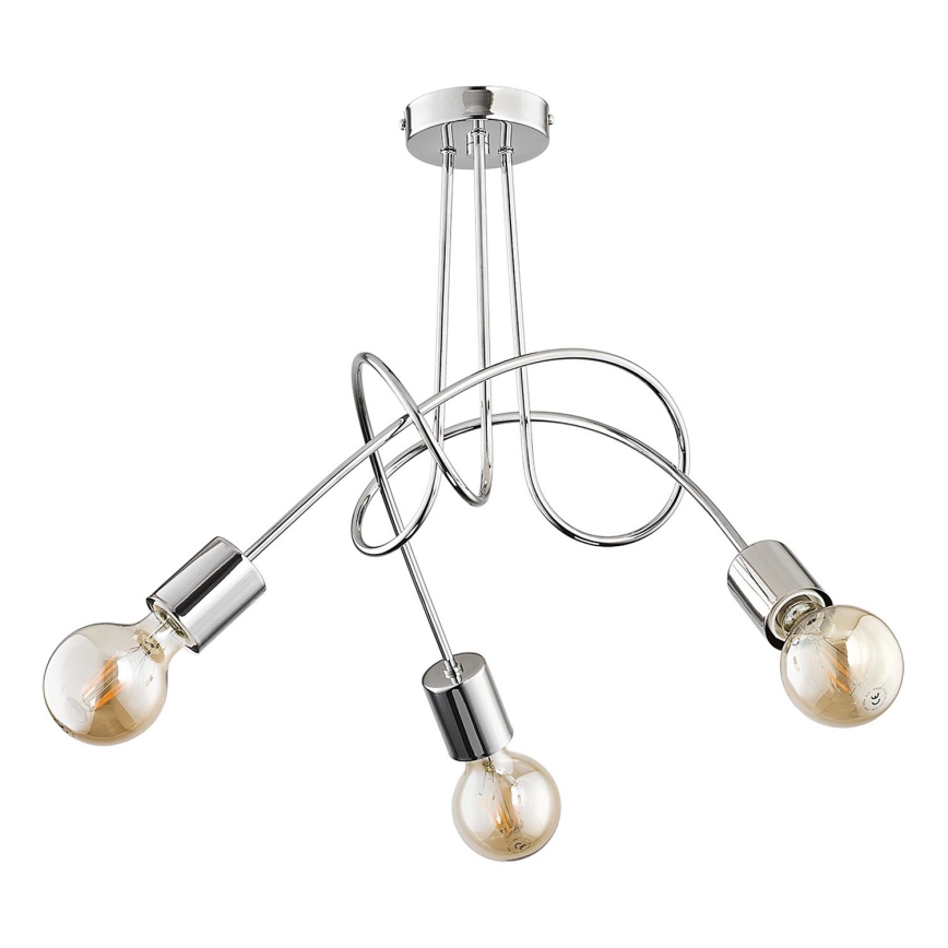 Anbauleuchte TANGO 3xE27/15W/230V glänzendes Chrom