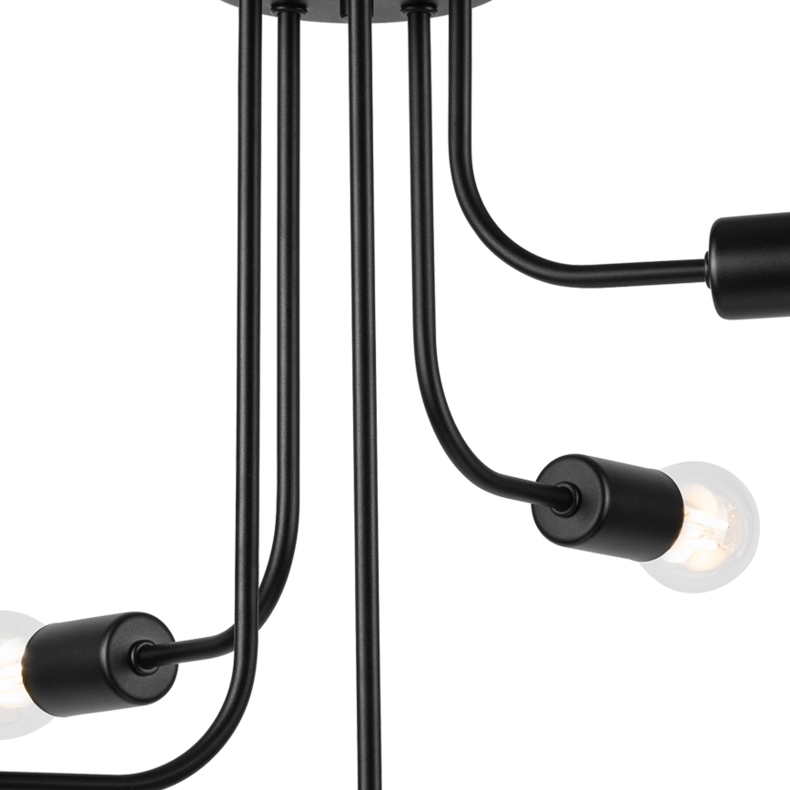 Anbauleuchte TRINITY 5xE27/15W/230V schwarz