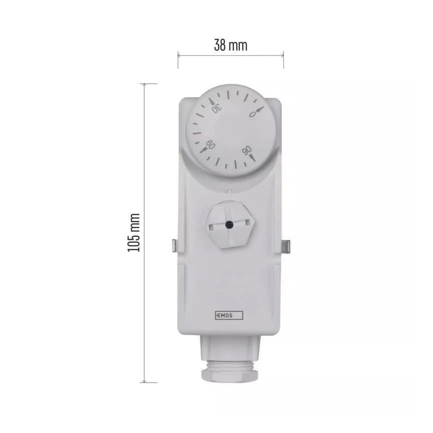 Angebauter Thermostat 230V