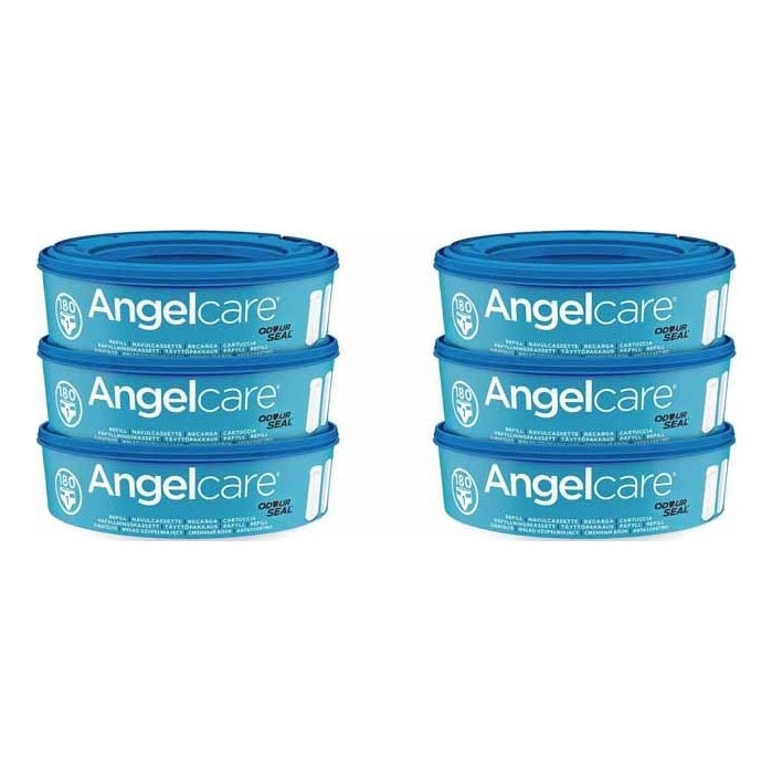Angelcare - Bacs de recharge pour poubelles à couches 6 pce