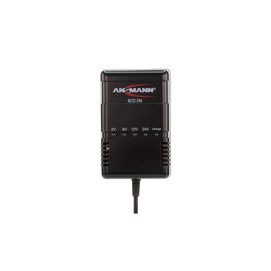 Ansmann 03723 ALCS 2-24A - Caricabatterie per batterie al piombo 2-24V/2,4-24Ah