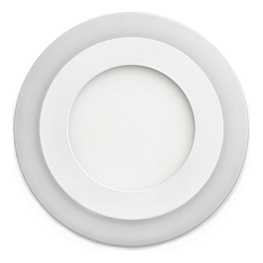 APLED - Lampada LED da incasso per bagni RONDO DUO LED/4W + LED/12W/230V IP41 3000/4000K diametro 19,5 cm bianco