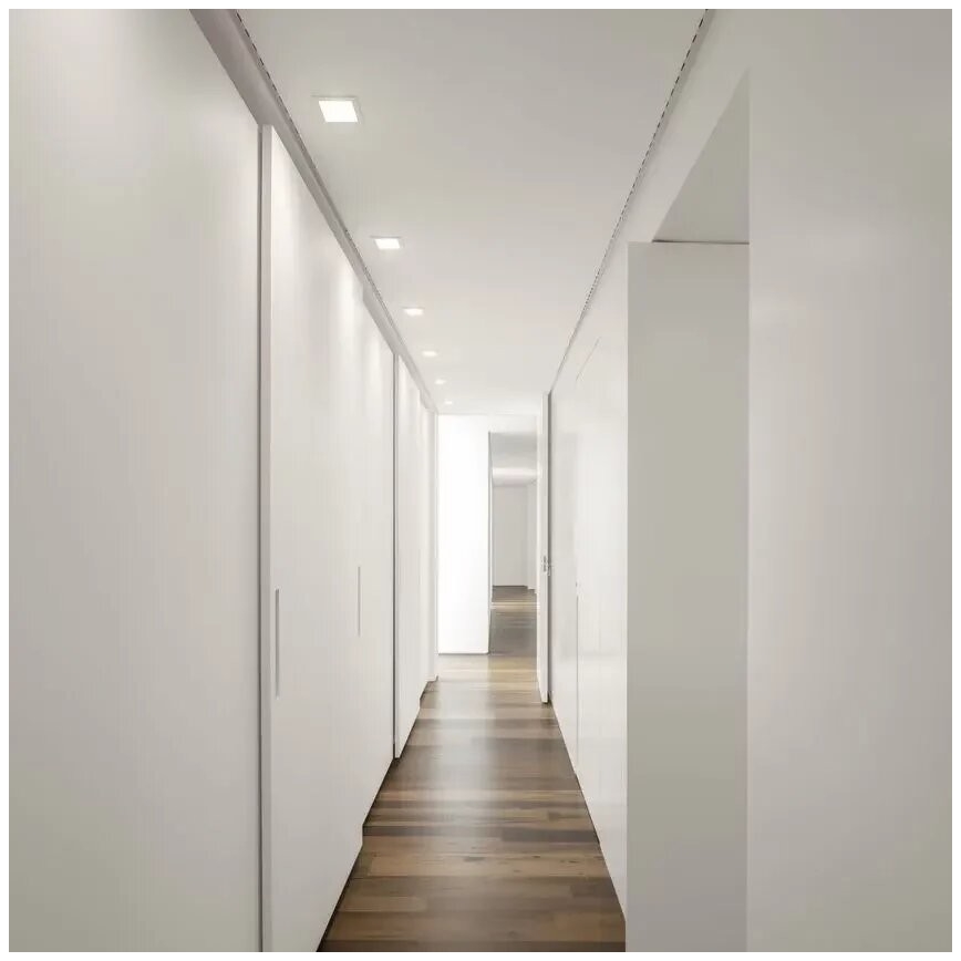 APLED - Lampada LED da incasso SQUARE SLIM LED/8W/230V 9x9 cm bianco