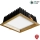 APLED - Lampada LED da incasso SQUARE WOODLINE LED/12W/230V 3000K 17x17 cm cenere legno solido