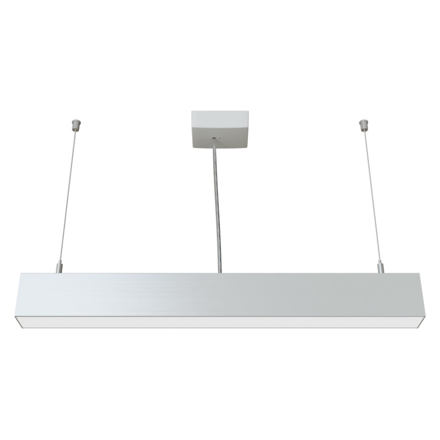APLED - Lampadario LED su corda LOOK LED/23W/230V 4000K 60 cm argento